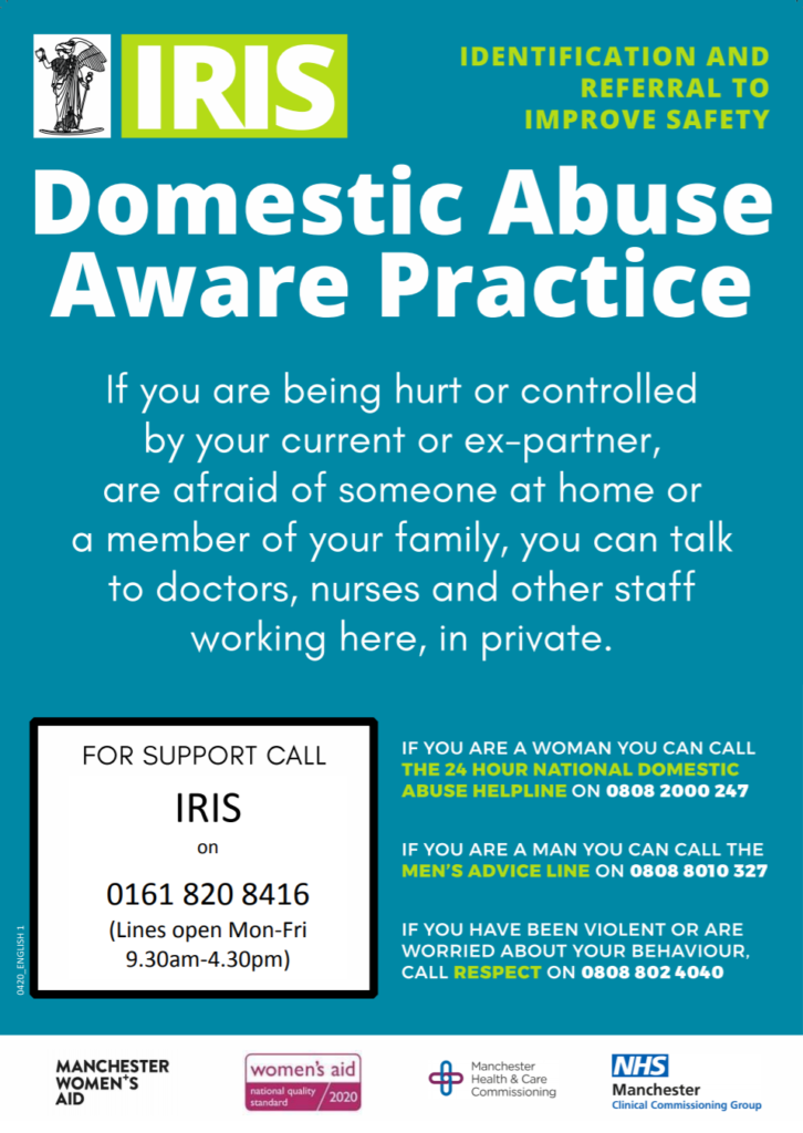 Domestic Abuse Aware Practice - Northern Moor Medical Practice